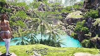 Horny Lara Croft 3D Hentai: Riding a Huge Statue Cock to Unlock the Tomb Door - First Time Anal & Cowgirl Sex