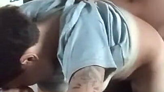 Fucking the Ass of the Shoe on the Terrace 100% Anal