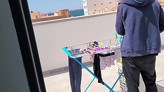 CAUGHT with a dick in my mouth! A condominium caught me in the closet with a cock in my mouth, what can I do now?