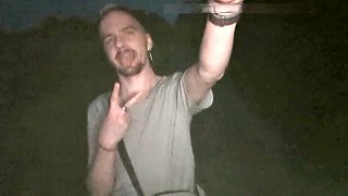 Showing my cock, taboo, night cruising