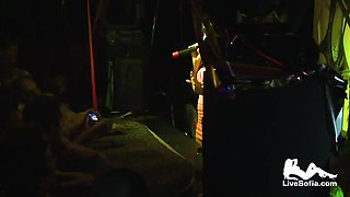 Lewd lesbians smutty sex orgy
