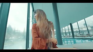 DaringKiara Hotel Spa Fuck - Stunning Asian Babe Masturbates Outdoor 4K