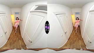 Teens go wild in Funkytown: Brunettes with perky naturals ride reverse