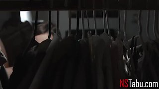 Step Daddy Fucks Tiny Teen Ellie Eilish - Hot Blowjob & Pussy Fucking