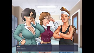 Summer saga: the hot trailer park girl makes her mark in the adult cartoon episode