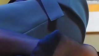 Japan in Black Pantyhose