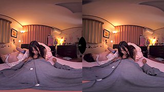 Japanese horny cutie VR porn