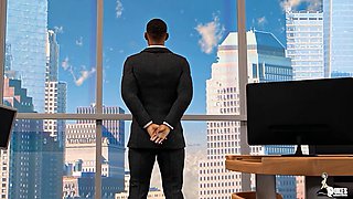 Curvy Corporate Babes Getting Fucked in the Office