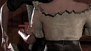 Riverside Cabin - V1.4 Part 1 - Clair Let Marcus Fuck Her for Giving Her a New Dress as a Gift