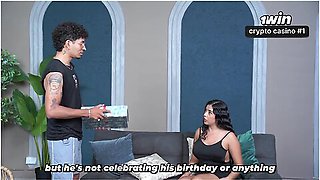 Lina Lopez, Thiago Lopez And Lina Henao - My Stepsons Best Friend Knows How To Give Good Giftsrough Sex