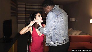 Interracial dirt with hottie Kissa Sins and Louie Smalls from Blacked Raw