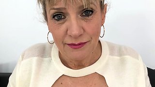 Big boobs milf masturbates with her dildo