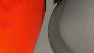 Fantasy: a Big-assed Girl Touches His Penis.