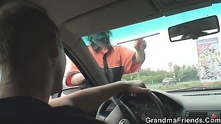 Rough smut with explosive hottie from Grandma Friends