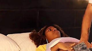 Negra Calls a Doctor at Home for a Sore Throat and They Examine Her with Her Cock