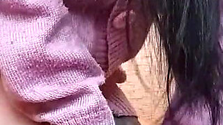 Quick Lesbian Sex in the Kitchen with a Strap-on