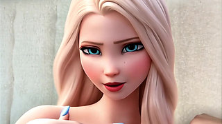 Elsa Femdom JOI tells you how you must jerk it for her