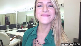 Amateur Blonde Has Perfect Hands To Jerk Off A Cock