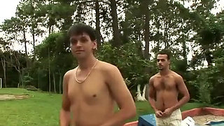 Granny mega gang-bang in Brazil...