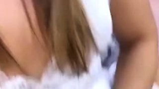 Cumshot On The Hand Of Clarice Boaventura