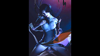 The Dream Goddess of Scarlet Temptation - 3D Animation Hentai