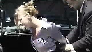 European amateur fucks a huge dick outdoors pov