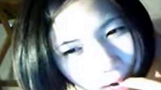 Thai Girl Masturbates on Webcam