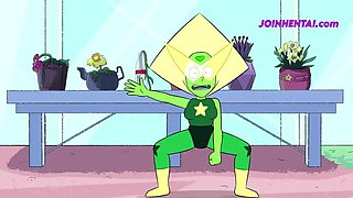 Hot Lesbian Cartoon - Peridot's Botany Class XXX Hentai Parody