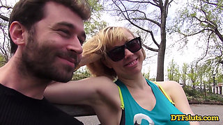 Big boobs blonde slut from NYC
