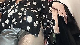 Sexy MILF Wife with Hairy Pussy and Big Tits - Amateur Shaving and Sensual Fun