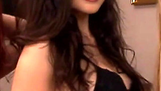 Bald Dude Wrecks Blonde and Brunette Slut in Drooling DP-threesome