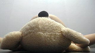 She Loves to Fuck Her Bear. Humping Bear