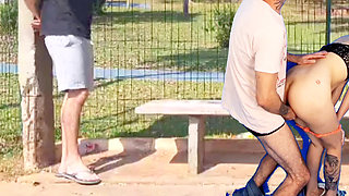 Sex In The Middle Of People Outdoors At The Bus Stop Lots Of Madness