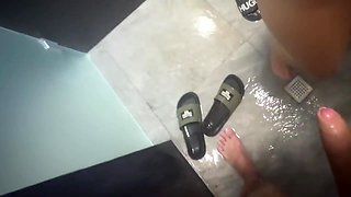 Risky Sex.in Public Bath Close To Pool