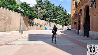 Alice Maze MILF Public Leather Shiny Fetish CEI Pussy Juicy