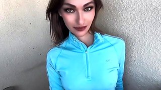 Fetishmistress - No Bra Super Cold Hard Nipples In Workout