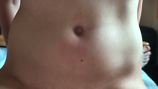 POV - Riding Him and Moaning  Skinny German Girl