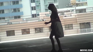 Stranded Teens - Blonde Stacie Andrews Pays for Lift with Tight Pussy