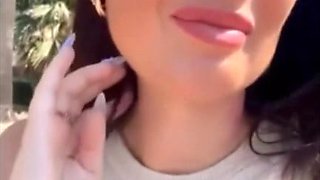 Thrill in a daring public escapade during a break