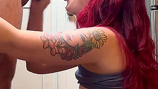 Scarlet Peach Sucks Cock for Coffee Creamer