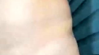 Close up teen foot worship