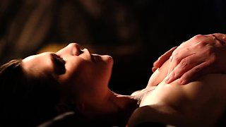 Brunette hardcore blowjob