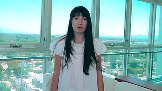 Step Sister Breeding - Religious Brunette Gets Face Fucked & Deep Throat POV