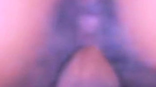 Jumping hard on his fat cock until he hits the uterus.