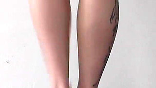 Dyanna Tramples His Slave Barefoot to Orgasm