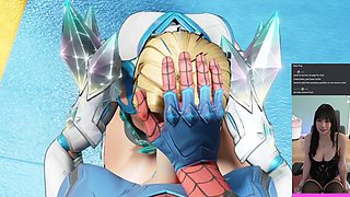 emma frost cleans the spider's web . miracle enemies anime porn