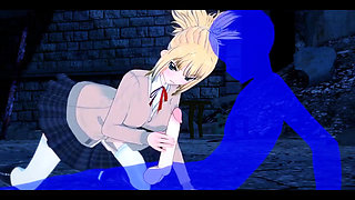 Dr Stone Hentai - Kohaku Boobjob and Handjob - Japanese Asian Manga Anime Game Porn