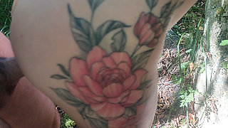 Outdoor Oral and Doggy Style Sex