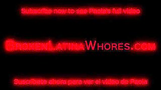 Curvy Latina Teen Paola Takes Brutal DP & Rough Facefuck