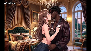 Ai Generated Hentai Animated Anime Cartoon of a Honey Big Boobs Slim British Curvy Student Fucking Her Crush Raw,